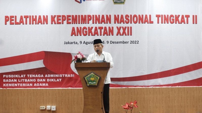 Pelatihan Kepemimpinan Nasional Tingkat II Tahun 2022  di Pusdiklat Tenaga Administrasi