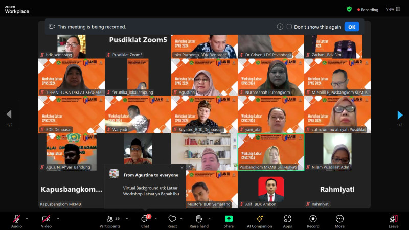 Meningkatkan Kualitas Pelaksanaan Latsar Melalui Workshop Latsar CPNS