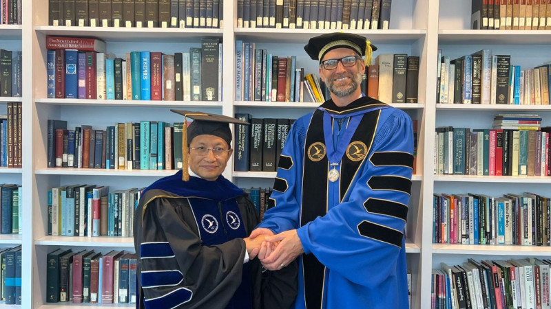 Menag Nasaruddin Umar Terima Gelar Doctor of Divinity dari Hartford International University
