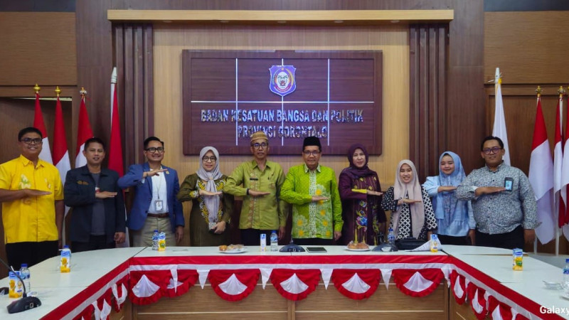 Audiensi ke Kesbangpol Pemprov Gorontalo, Garda Depan Pengarusutamaan Moderasi Beragama