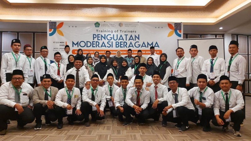 UIN Malang Gandeng Pusbangkom MKMB  Gelar ToT Penguatan Moderasi Beragama di Batu 