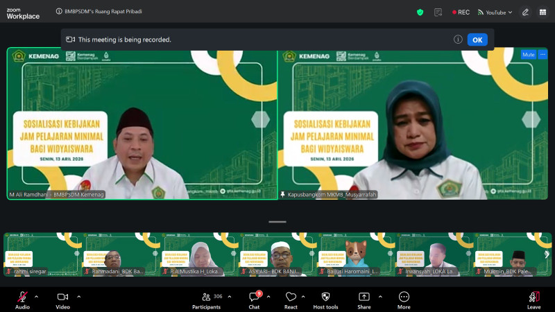 Pusbangkom MKMB Sosialisasikan Kebijakan Jam Mengajar Minimal Bagi Widyaiswara
