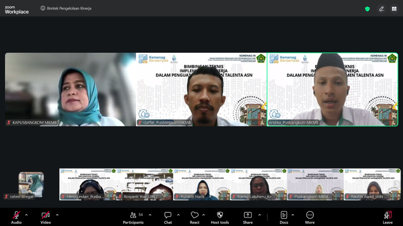 Pusbangkom MKMB Siapkan ASN Unggul Melalui Bimtek Implementasi Kinerja dalam Penguatan Manajemen Talenta ASN