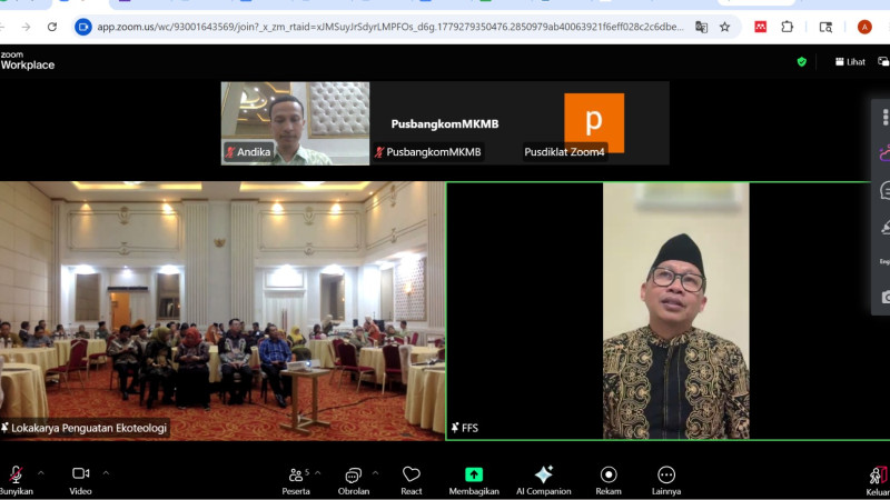 Tutup Lokakarya Ekoteologi, Stafsus Menag Dorong PTKN Implementasikan Ekoteologi melalui Green Campus dan Digitalisasi Akademik