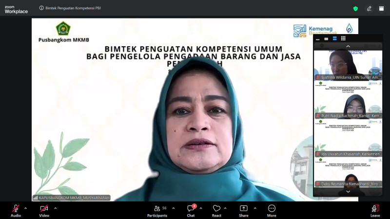 Melalui Bimtek PBJ, Pusbangkom MKMB Perkuat Kompetensi Pengelola untuk Dukung Tata Kelola Pemerintahan yang Baik