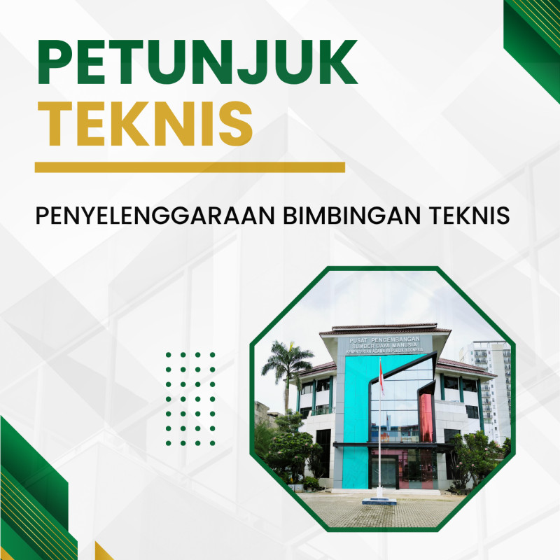 PETUNJUK TEKNIS PENYELENGGARAAN BIMBINGAN TEKNIS