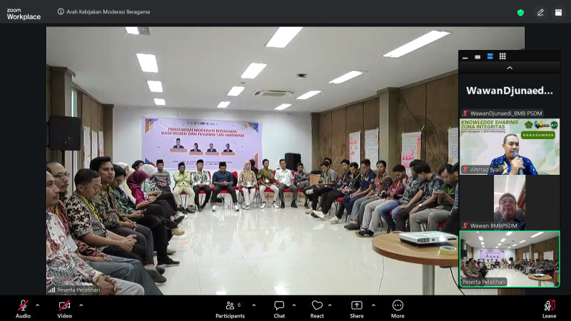 Penguatan Moderasi Beragama Jadi Bekal Strategis Pemuda Lintas Agama Merawat Persatuan dan Kebhinekaan
