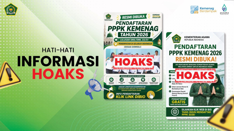 [Cek Fakta] Hoaks Rekrutmen PPPK Kemenag 2026, Masyarakat Diminta Waspada