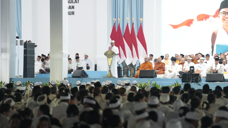 100 Ribu Lebih Warga Padati Monas, Ini Pesan Kaban Dhani