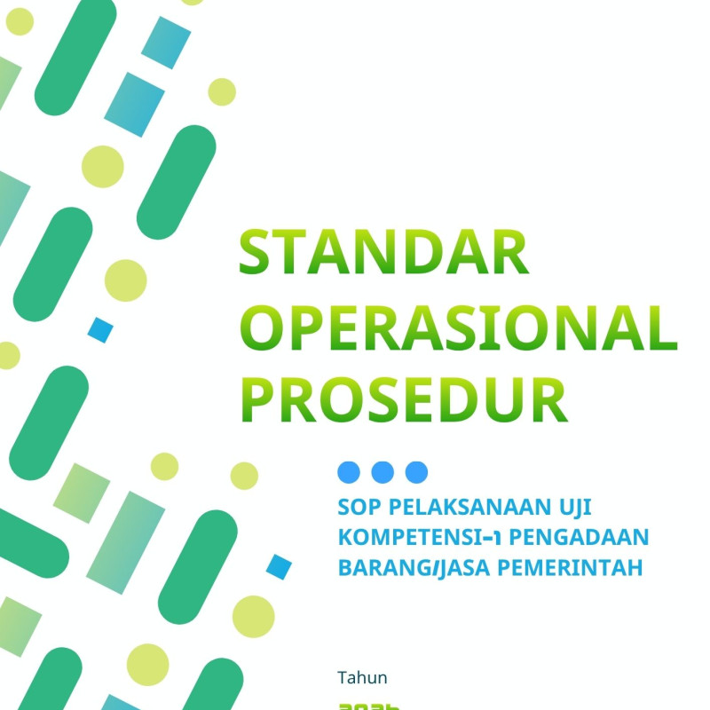 SOP Pelaksanaan Uji Kompetensi Level-1 Pengadaan Barang/jasa Pemerintah