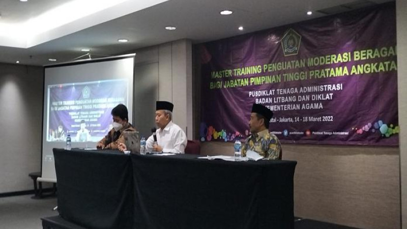 Pusdiklat Tenaga Administrasi Gelar Master Training Penguatan Moderasi Beragama Bagi Jabatan Tinggi Pratama angkatan II