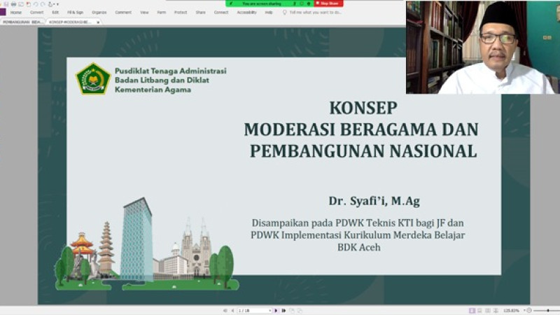 ASN HARUS MENJADI PELOPOR MODERASI BERAGAMA BAGI MASYARAKAT