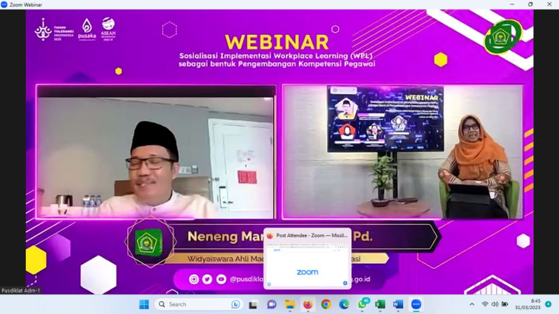Work Place Learning Tidak Meninggalkan Tempat Kerja