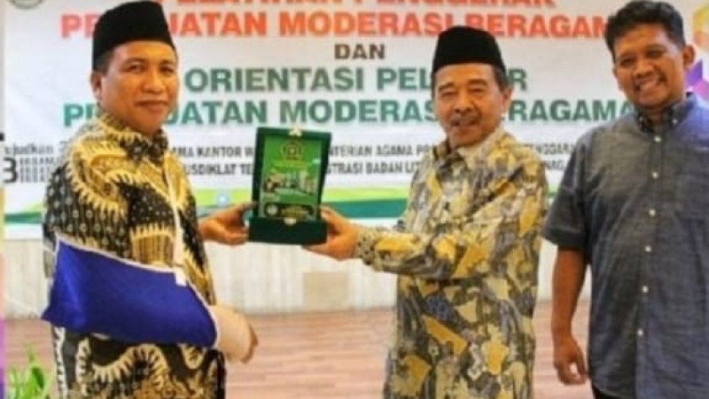 Kerjasama Penyelenggaraan Pelatihan Penggerak Penguatan Moderasi  perdana dilaksanakan di Kendari