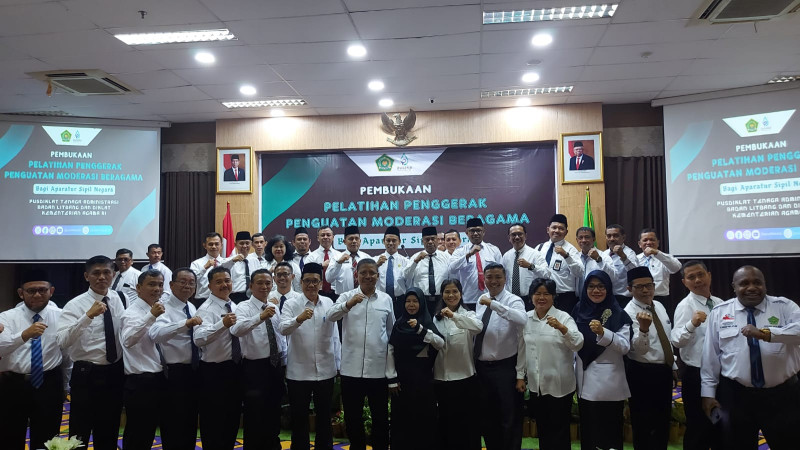 Pelatihan Penggerak Penguatan Moderasi Beragama Sebagai Mover di Berbagai Lapisan Masyarakat