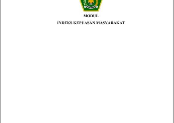 Indeks Kepuasan Masyarakat Pelatihan Pelayanan Publik
